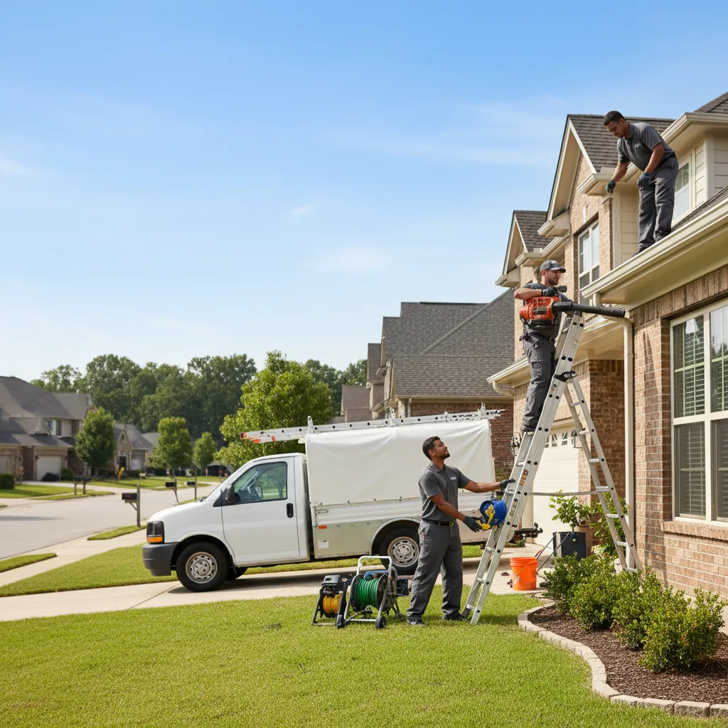 Home Gutter Service in Frost, TX near me